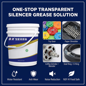 <span class=keywords><strong>Graisse</strong></span> <span class=keywords><strong>silicone</strong></span> étanche pour machines, qualité alimentaire NSF H1, basse température -40 degrés, 1 kg, marque Baoxing - Product Image 2