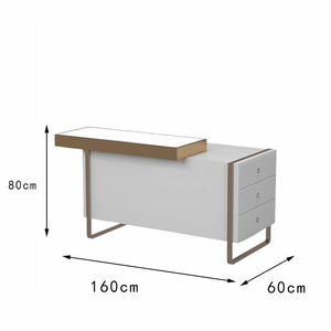 Présentoir de Comptoir pour Cosmétiques LUX en MDF Blanc avec Logo Personnalisé pour Magasin de Maquillage - Product Image 5