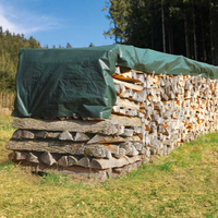Bâche PE Ripstop Bleue et Blanche 4x5m Imperméable Anti-UV pour Tente, Couverture de Jardin, Camion, Stockage de Marchandises et Abri Temporaire