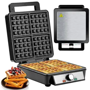 8 in 1 abnehmbare Platten elektrischer Mini-Waffeleisen grill und Sandwich maker