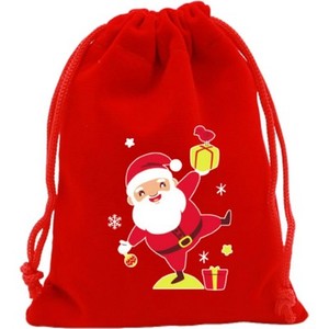 Top Selling Plush Santa <b>Sack</b> <b>Christmas</b> Gift Bag with Customized Color & Logo for Kids New Year Gifts - Product Image 5