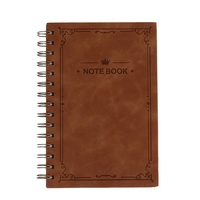 Carnet en cuir PU, format de poche, portable, carnet de voyage, couverture anti-rayures, léger, agenda personnel professionnel