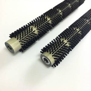 Brosse à rouleaux cylindriques de précision pour le traitement des surfaces, le nettoyage, le polissage et la finition des machines industrielles - Product Image 4