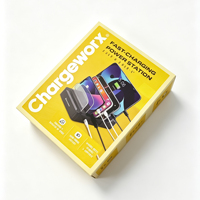 Emballage de produit personnalisé, station de charge multi-ports, boîtes d'emballage en papier pliables pour la vente au détail, emballage personnalisé avec logo