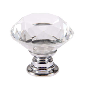 Crystal Handle Dresser Diamante Drawer Handle for <b>Kitchen</b> Bedroom Living Room Villa Warehouse Baby Kids Wine Cellar Application - Product Image 4