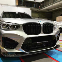 Lèvre de pare-chocs avant de haute qualité pour BMW série 3 X3M F97 Style 3D lèvre avant en Fiber de carbone bon marché et véritable