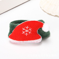 Nouveau bracelet claquant en peluche de Noël, jouet décoratif pour enfants, bracelet à pression pour fête de Noël, ornement de fête, petit cadeau pour enfants