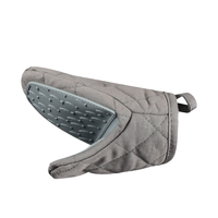 Gants de four isolants en silicone à motif poisson avec doublure en coton épais pour la cuisson au four et au micro-ondes en cuisine intérieure