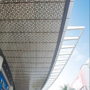 Paneles de Pared de Aleación de Aluminio Tallados a Medida, Cortados con Láser, Perforados, Impermeables e Ignífugos para Edificios Modernos - Product Image 1