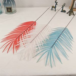 X-3078 ريال اللمس المعادن الألوان الاستوائية 90 سنتيمتر الاصطناعي أوراق شجرة النخيل - Product Image 6