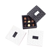 Dates de luxe en papier personnalisé emballage cadeau B chocolat Date boîte en plastique insérer chocolat boîte papier chocolat boîte cadeau