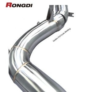 Tuyau d'échappement haute performance pour Mercedes Benz S63 W222 AMG M177 4.0T 2019+ en acier inoxydable 304 - Product Image 4