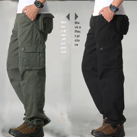 Pantalons de travail décontractés mi-longs de haute qualité, légers, en coton, imperméables, respirants, avec cordon de serrage, poches latérales tactiques pour la randonnée