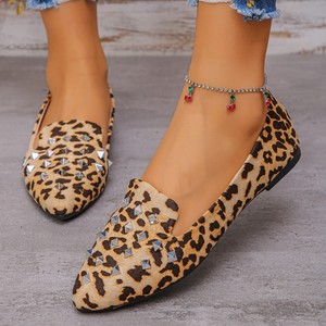 Nuove <span class=keywords><strong>Ballerine</strong></span> <span class=keywords><strong>Bianche</strong></span> da <span class=keywords><strong>Donna</strong></span> 2026 con Punta Affusolata, Slip-On con Cristalli e Pois, Leggere, Trendy, Casual e Comode per l'Autunno - Product Image 4