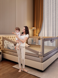 Dễ Dàng Cài Đặt 2M Twin Di Động Lan Can Giường Đường Sắt Bảo Vệ Trẻ Em Có Thể Gập Lại Bên Đường Sắt Bảo Vệ Giường An Toàn Đường Sắt - Product Image 6