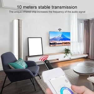 Schwarze Farb geräte Drahtloser Infrarot-Fernbedienung adapter Smart App Control Phone IR-Sender für <span class=keywords><strong>Android</strong></span> Phone TV DVD - Product Image 3