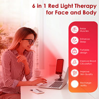 Dispositivo de Terapia de Luz Infrarroja Cercana MINI para Fisioterapia, Terapia de Luz Roja con Panel Portátil de Terapia de Luz Roja
