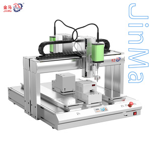 ماكينة تثبيت البراغي الصناعية الأوتوماتيكية المزدوجة من JINMA مع محرك وتروس لقفل سريع وتوفير الجهد - Product Image 1