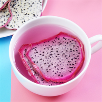 Huo Lange Guo Bulk Natuurlijke Gedroogde Wit Pitaya Slice Verse Dragon Fruit Stukken Thee Voor Verkoop