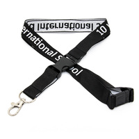 Cordon de téléphone en nylon à sublimation personnalisée avec sangle de porte-clés Accessoire universel pour bandoulière avec porte-carte d'identité Offre promotionnelle