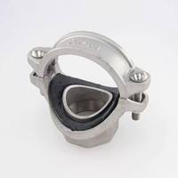 Raccord de tuyauterie rainuré Youke, manchon flexible, manchon rigide en fonte ductile pour système d'incendie