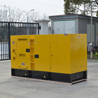 Générateur diesel silencieux 100 kW 125 kVA avec ATS en option, capot insonorisé