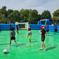 Terrain de football gonflable de qualité commerciale, divertissement en plein air, jeu de sport, juex gonflables
