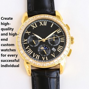 Fabriquée avec des techniques de fabrication ultra-compliquées, cette montre-bracelet mécanique pour homme est un modèle sportif et décontracté. - Product Image 3