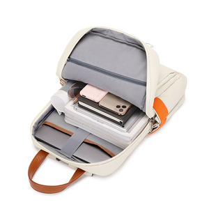 <b>Simple</b> Custom Women <b>Backpack</b> Teenagers Students Polyester Lining Zipper Closure Travel - Product Image 6