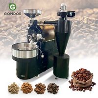 Torréfacteur de café industriel entièrement automatisé de 3 kg, 50 kg, 60 kg, 150 kg, machine de torréfaction électrique de fabrication allemande en Chine