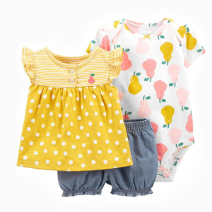 Vêtements pour enfants en gros de Chine à bas prix, ensembles de vêtements pour filles de 4 à 12 ans, vêtements de boutique pour bébés, été 2022 - Product Image 3