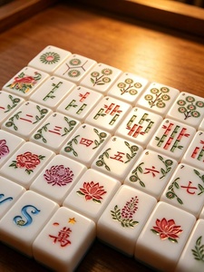Luxury 4 Players Custom 4-Layer Pearl Pink Acrylic Eco-Friendly American Mahjong Tiles Western Hand Rub <b>Folding</b> Metal Mahjong - Product Image 4