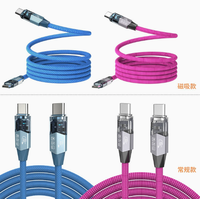 Cable USB 4.0 Maoye con Funda Colorida, 1.2m, 40Gbps, Sincronización de Datos, Carga Rápida de 240W, Conductor de Cobre Estañado, Video 8K, Monitor, Computadora