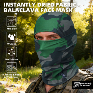หน้ากากบาลาคลาวาลายพราง Fabulous Be Xtreme Tactical  ใช้งานได้หลากหลาย ระบายอากาศได้ดี แห้งเร็ว ป้องกันรังสียูวี เหมาะสำหรับตกปลา ชายหาด เดินป่า ปั่นจักรยาน - Product Image 1
