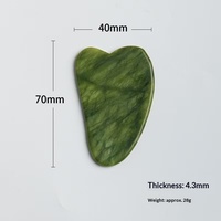 Rouleau de jade et planche Gua Sha transfrontalière pour massage des yeux et du visage – Outil de massage santé de Liaoning