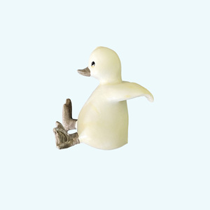 Nueva Figura Decorativa de Pato Blanco Colgante de Resina Epoxi, Ecológica, Religiosa y de Estilo Hada, para Adorno de Valla de Patio - Product Image 5