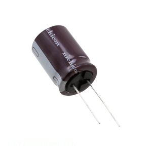 ตัวเก็บประจุแบบ Radial th 82 uF 20% 400V ตัวเก็บประจุแบบมีรูผ่านรู UCY2G820MHD3TN ของแท้ - Product Image 1