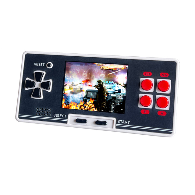 Factory Price Handheld 8-bit Video Game Console Built-in 200 Retro Classic Games Portable Rechargeable Lion Battery 2.8" TFT