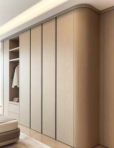 Armoire design moderne Armoire pour chambre à coucher Mobilier en bois simple Armoire en bois - Product Image 2