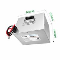 Paket Baterai Lithium LiFePO4 48V 51.2V 20Ah 1024Wh Cangkang Baja untuk AGV AMR Pengangkut Material Mesin Pembersih Lantai Industri