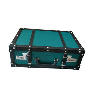 <span class=keywords><strong>Valigia</strong></span> <span class=keywords><strong>Vintage</strong></span> in Pelle Fatta a Mano, Stile Retrò, Baule Classico, Baule da Viaggio - Product Image 5