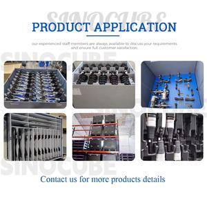 Promotion : Boîte Gaylord en plastique Sinocube, écologique, en PP, avec logo personnalisé, entrée 4 voies, empilable pour pièces automobiles - Product Image 5