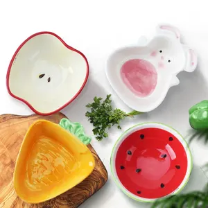 Multi Designs Small Animal Ceramic Food Pet Feeder Bowl Hamster Rabbit Supplies