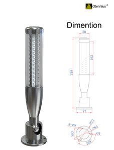 Tri-Màu Đỏ Màu Vàng Màu Xanh Lá Cây Tùy Chọn Cảnh Báo Tháp Ánh Sáng Với Giá Tốt Và Hiệu Suất 24V DC 3 Lớp tín Hiệu Tháp Ánh Sáng - Product Image 2