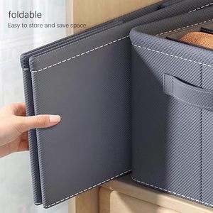 Cubo de Almacenamiento de Tela Moderno, Rectangular, Plegable, para Organización del Hogar, Almacenamiento en Cajones para Ropa y Juguetes, con Tapa - Product Image 6