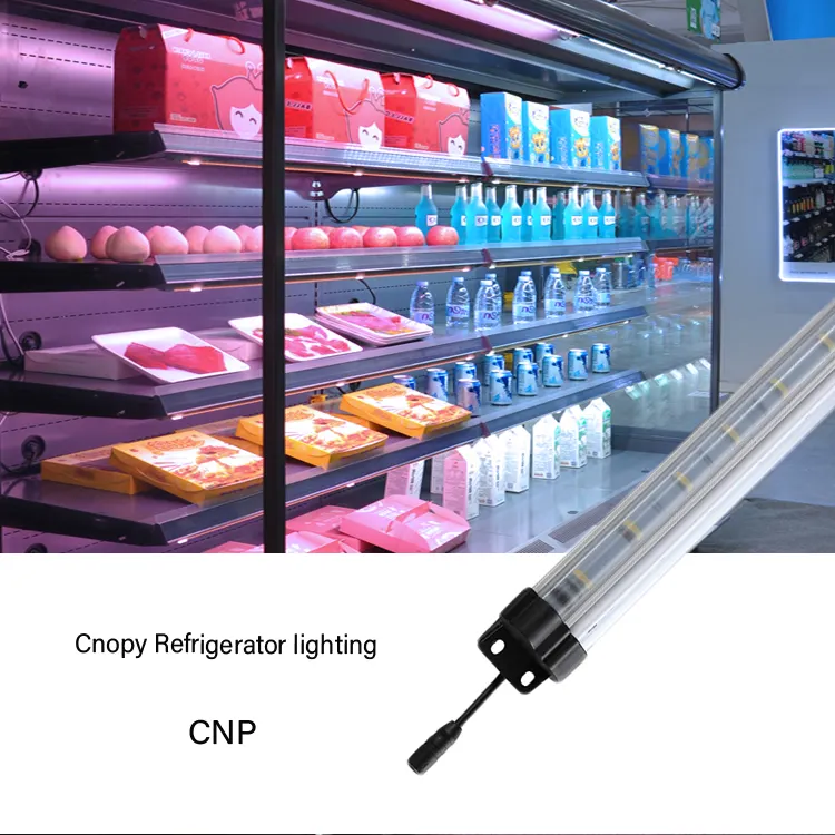 Waterproof LED Tube Light IP54 Refrigerator Fluorescent Lamp Canopy light