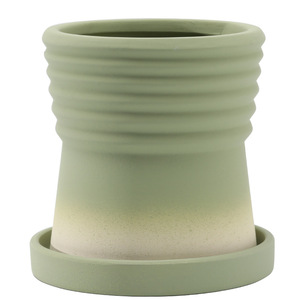 Maceta de cerámica plana de Color degradado, absorbente de agua transpirable, grande, mediano, orquídea, <span class=keywords><strong>plantas</strong></span> verdes <span class=keywords><strong>carnosas</strong></span> - Product Image 6