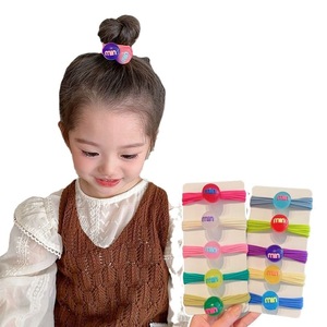 Coleteros para el cabello de estilo coreano para niñas, colores dulces, suaves para el cabello, nuevo estilo 2023, accesorios para el cabello. - Product Image 5