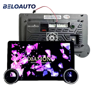 Kim cương 10.1inch phổ Android âm thanh tự động GPS xe đài phát thanh đôi Knob không dây Carplay DSP 1k/2K QLED xe DVD chơi Android - Product Image 1