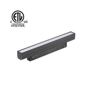 Chất lượng cao 48V từ theo dõi ánh sáng 12W 20W 30W thông minh <span class=keywords><strong>ZigBee</strong></span> tuya mờ 0-10V mờ LED COB đèn pha ETL SAA màu trắng đen - Product Image 1